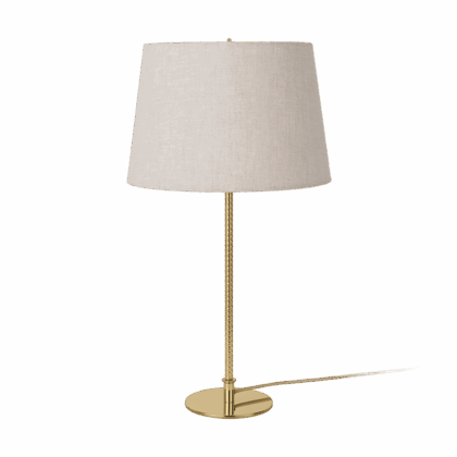 Gubi 9205 bordslampa canvas-mässing