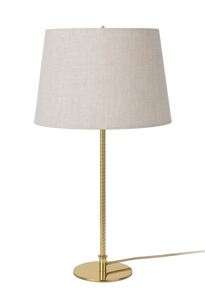 Gubi 9205 bordslampa canvas-mässing