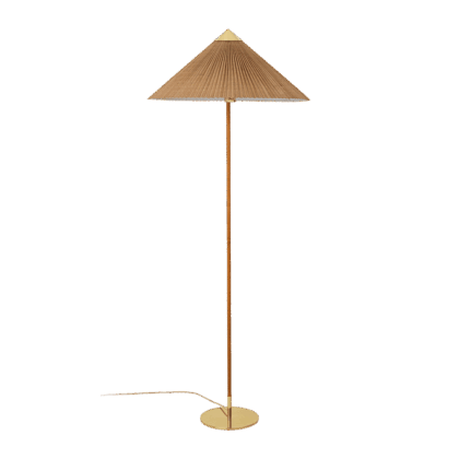 Gubi 9602 golvlampa bambu-mässing