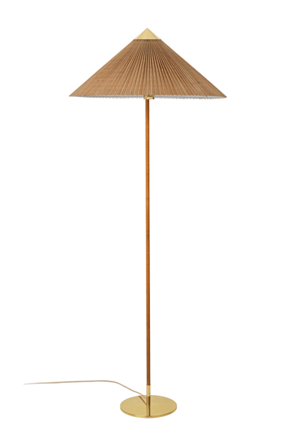 Gubi 9602 golvlampa bambu-mässing
