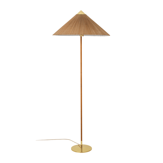 Gubi 9602 golvlampa bambu-mässing