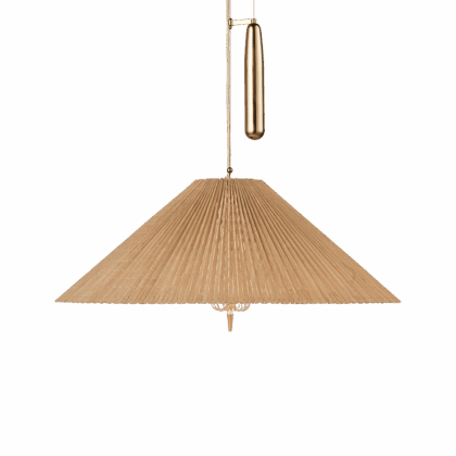 Gubi a1972 taklampa Ø60 cm bambu-mässing