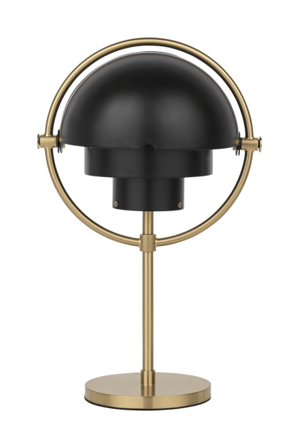 Gubi multi-lite portabel lampa black semi matt-brass