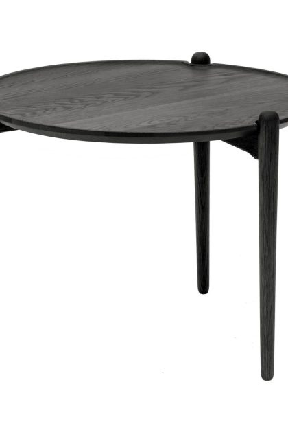 Design house stockholm aria soffbord högt 46 cm svart ek