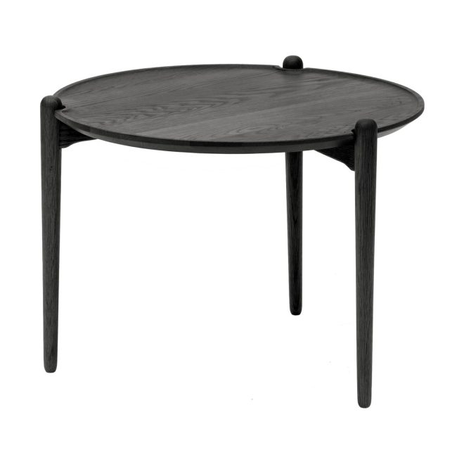 Design house stockholm aria soffbord högt 46 cm svart ek