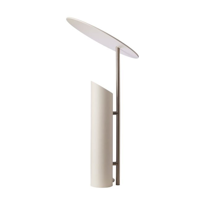 Verpan reflect bordslampa mattvit