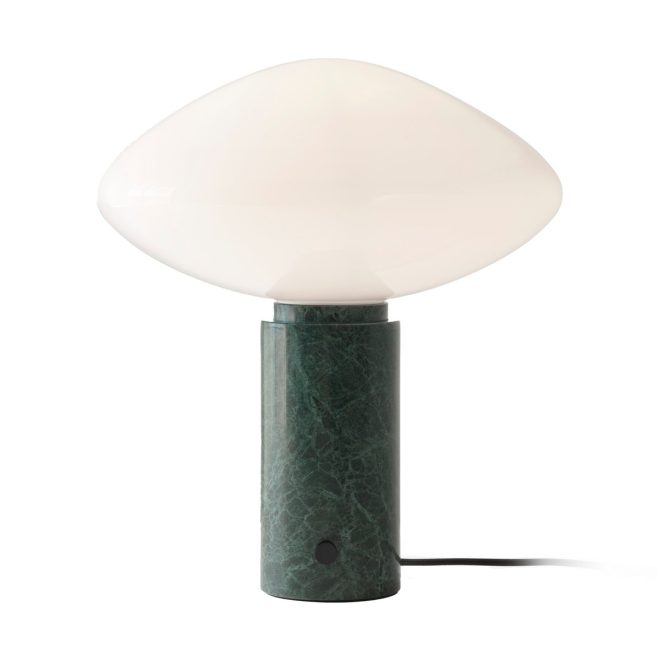 &tradition mist ap17 bordslampa Ø37 cm matt white & guatemala verde