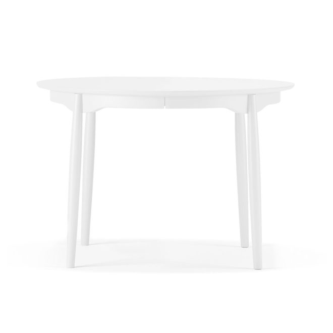 Stolab carl matbord delbart Ø115 cm björk vit 21