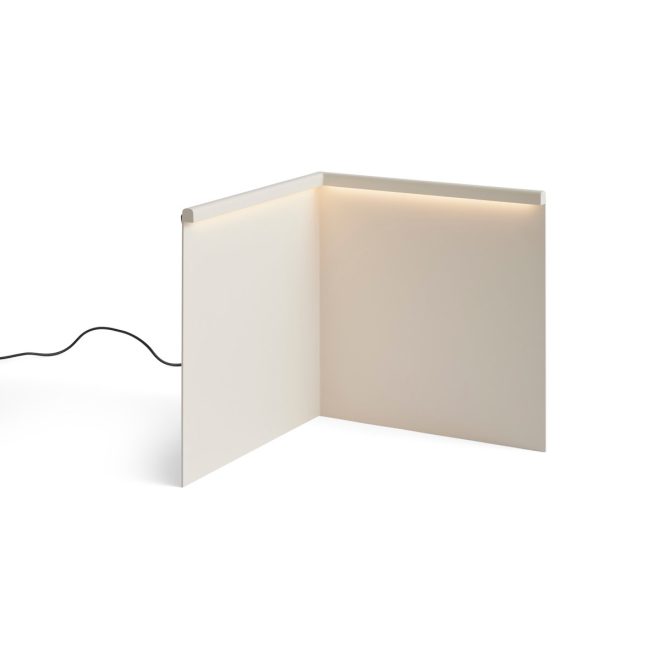 Hay lbm corner bordslampa cream white