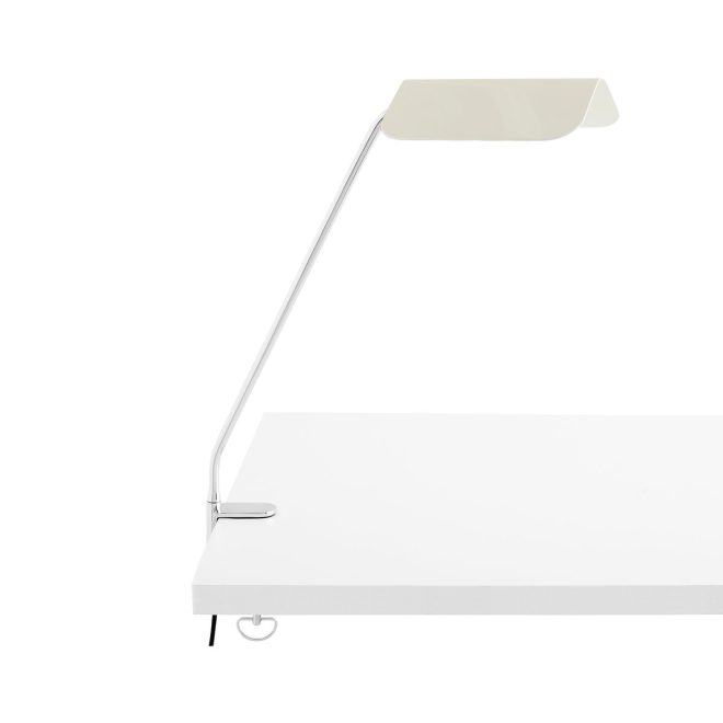 Hay apex clip skrivbordslampa oyster white