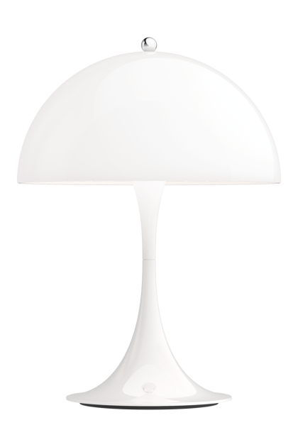 Louis poulsen panthella 250 portable bordslampa vit opal akryl