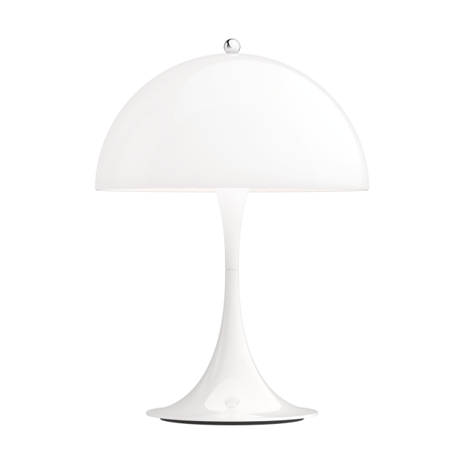 Louis poulsen panthella 250 portable bordslampa vit opal akryl