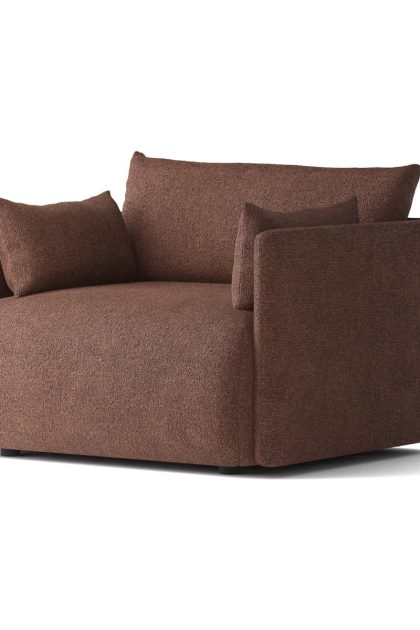 Audo copenhagen offset fåtölj audo bouclé 08 bordeaux
