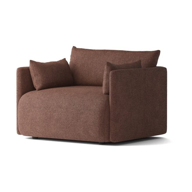 Audo copenhagen offset fåtölj audo bouclé 08 bordeaux