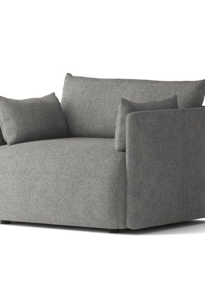 Audo copenhagen offset fåtölj audo bouclé 16 dark grey