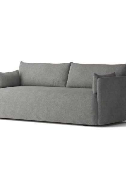 Audo copenhagen offset soffa 2-sits audo bouclé 16 dark grey