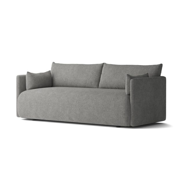 Audo copenhagen offset soffa 2-sits audo bouclé 16 dark grey