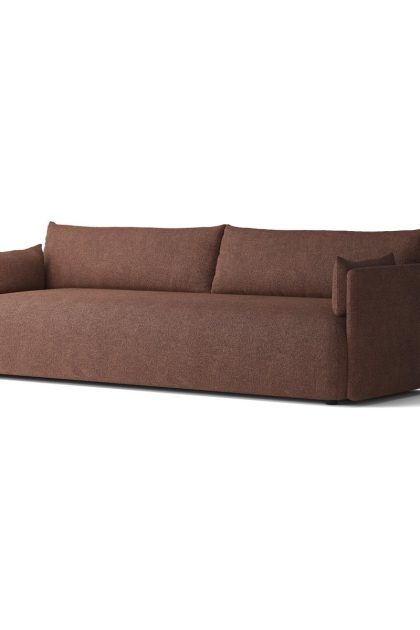 Audo copenhagen offset soffa 3-sits audo bouclé 08 bordeaux