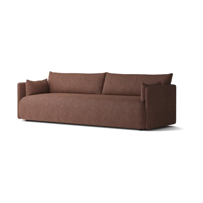 Audo copenhagen offset soffa 3-sits audo bouclé 08 bordeaux