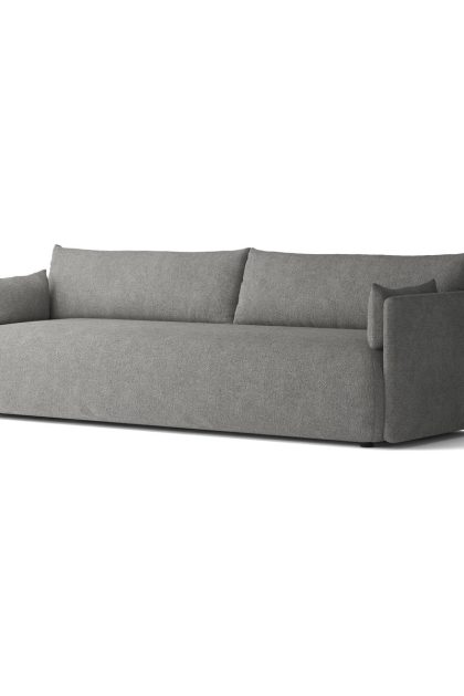 Audo copenhagen offset soffa 3-sits audo bouclé 16 dark grey