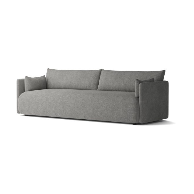 Audo copenhagen offset soffa 3-sits audo bouclé 16 dark grey