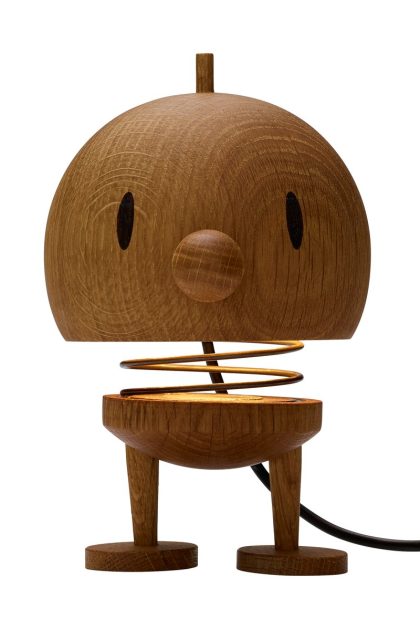Hoptimist hoptimist bumble lampa l 15 cm oak