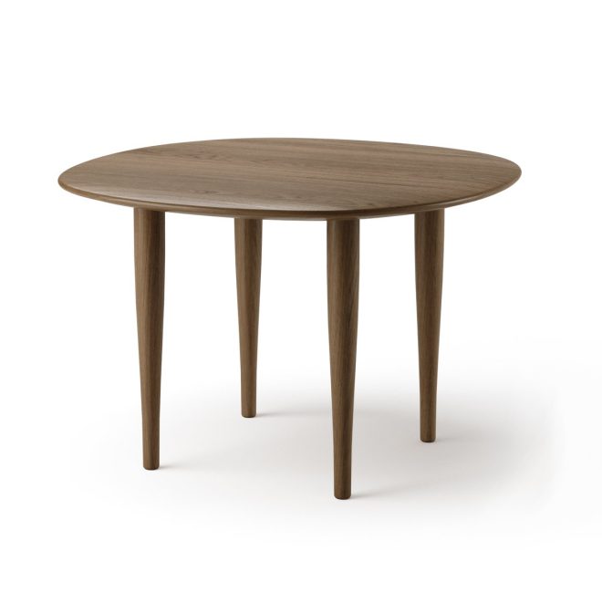 Brdr. krüger jari sidobord Ø60 cm rökoljad ek