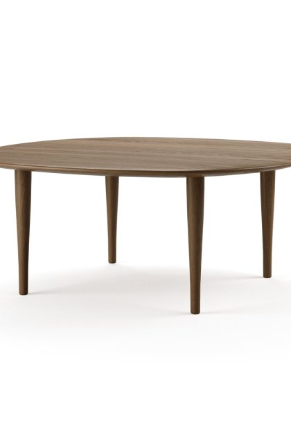 Brdr. krüger jari soffbord Ø85 cm rökoljad ek