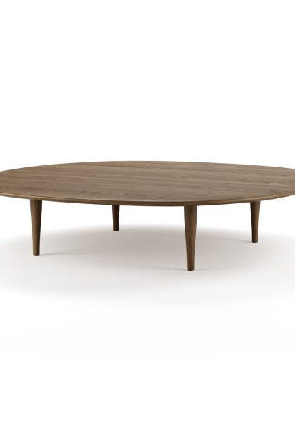 Brdr. krüger jari soffbord Ø118 cm rökoljad ek