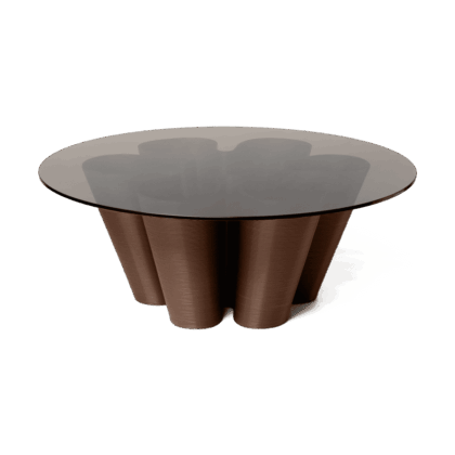 Ekbacken studios anemone soffbord Ø110 cm chocolate