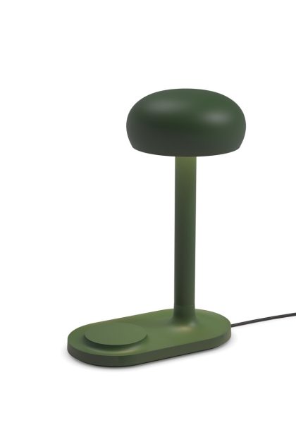 Eva solo emendo bordslampa med qi-laddare emerald green