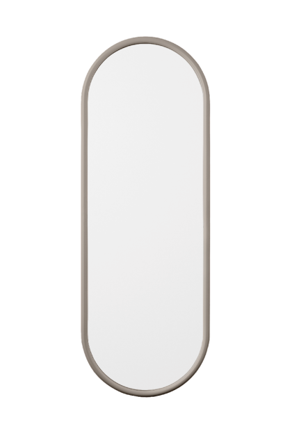 Aytm angui spegel oval 78 cm taupe
