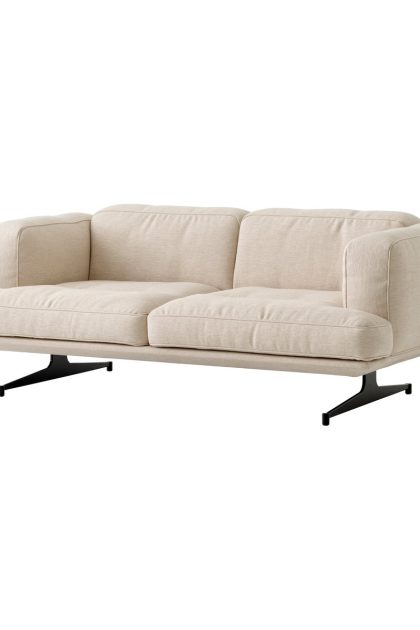 &tradition inland av22 soffa 2-sits clay 0011-warm black
