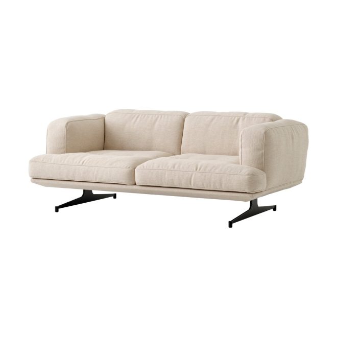 &tradition inland av22 soffa 2-sits clay 0011-warm black