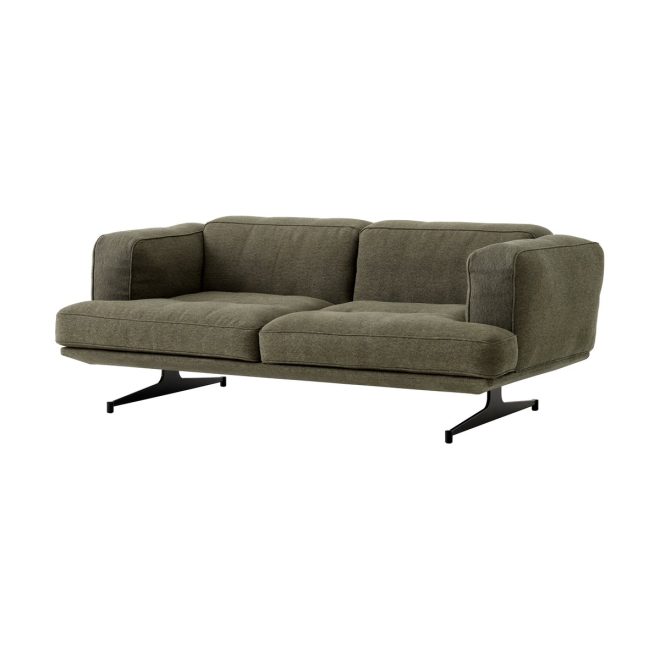 &tradition inland av22 soffa 2-sits clay 0014-warm black