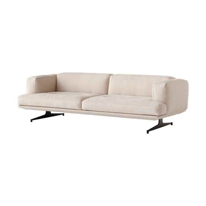 &tradition inland av23 3-sits soffa clay 0011-warm black