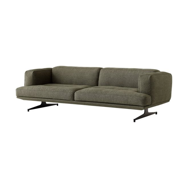 &tradition inland av23 3-sits soffa clay 0014-warm black