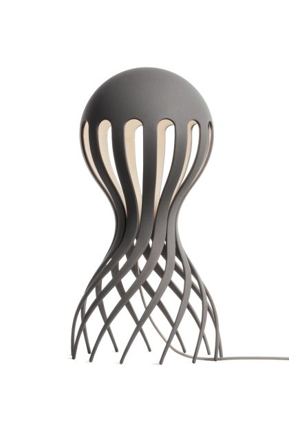 Oblure cirrata bordslampa 44,4 cm grey
