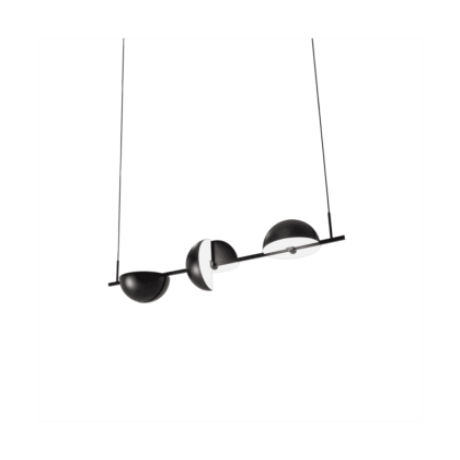 Oblure trapeze triplette pendel 140 cm black