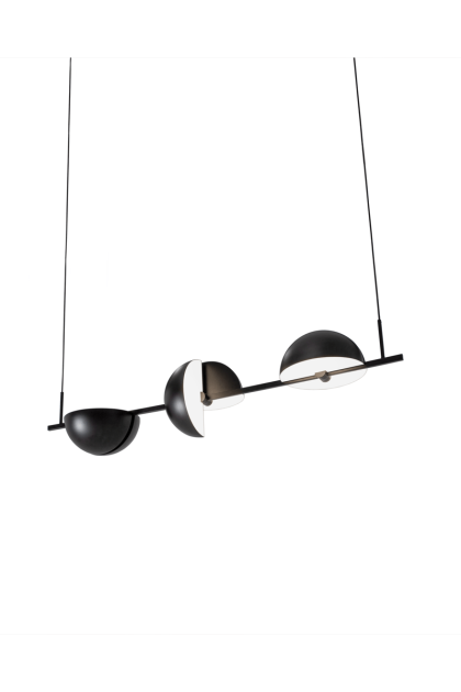 Oblure trapeze triplette pendel 140 cm black