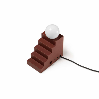 Oblure stair bordslampa deep red