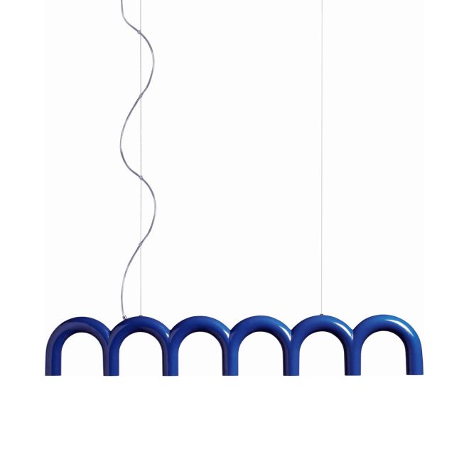 Oblure arch pendel 125,6 cm blue