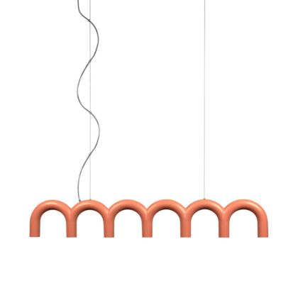 Oblure arch pendel 125,6 cm nude