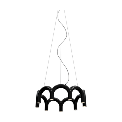 Oblure arch circle pendel Ø76 cm black