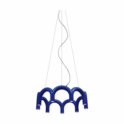 Oblure arch circle pendel Ø76 cm blue