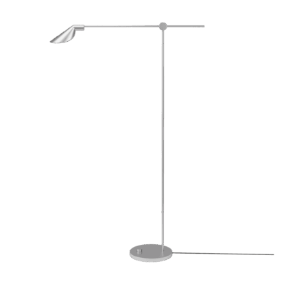Fritz hansen ms011 golvlampa steel