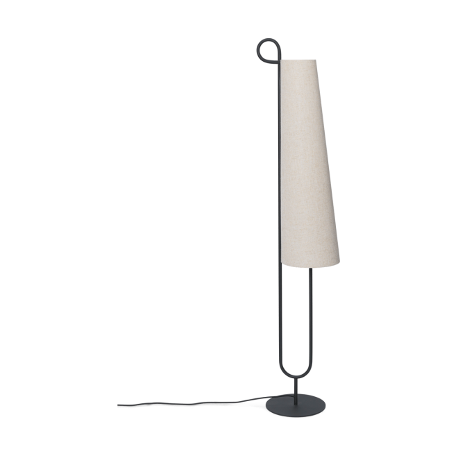 Ferm living ancora golvlampa black-natural