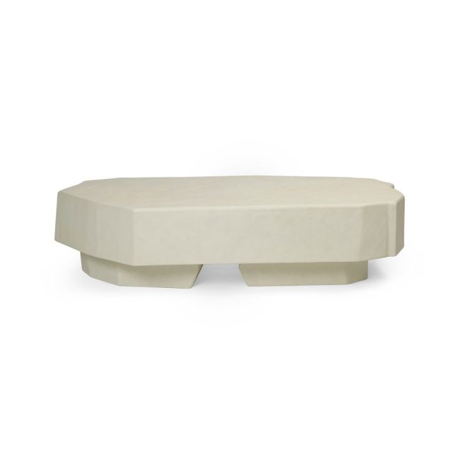 Ferm living staffa soffbord 163,5x82,4 cm ivory