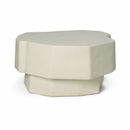Ferm living staffa soffbord 83,7x75,8 cm ivory
