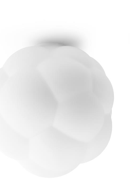 Normann copenhagen bubba taklampa Ø42x45 cm vit